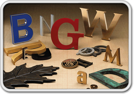 Gemini Cast Metal Letters